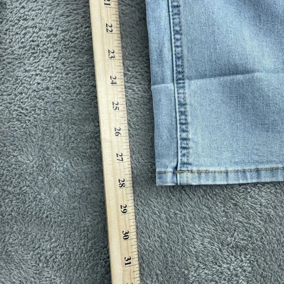 Frye Womens Stevie Wash Jeans Size 10/30 Light Blue Mid-Rise Cropped NWT 3036 - Picture 10 of 12